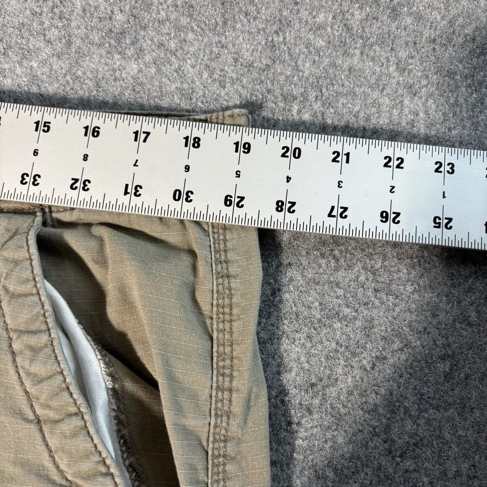 Wrangler Relaxed Fit Cargo Pants Mens 38x30 (Fits 38X28) Khaki Utility Ripstop‎